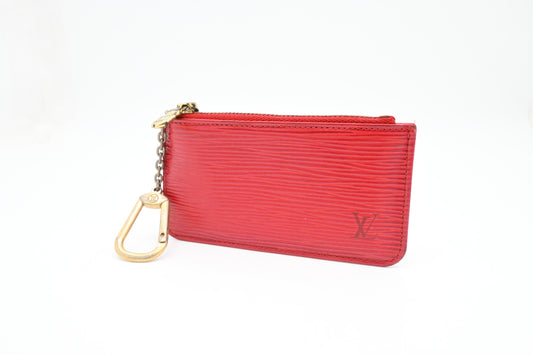 Louis Vuitton Cles in Red Epi Leather