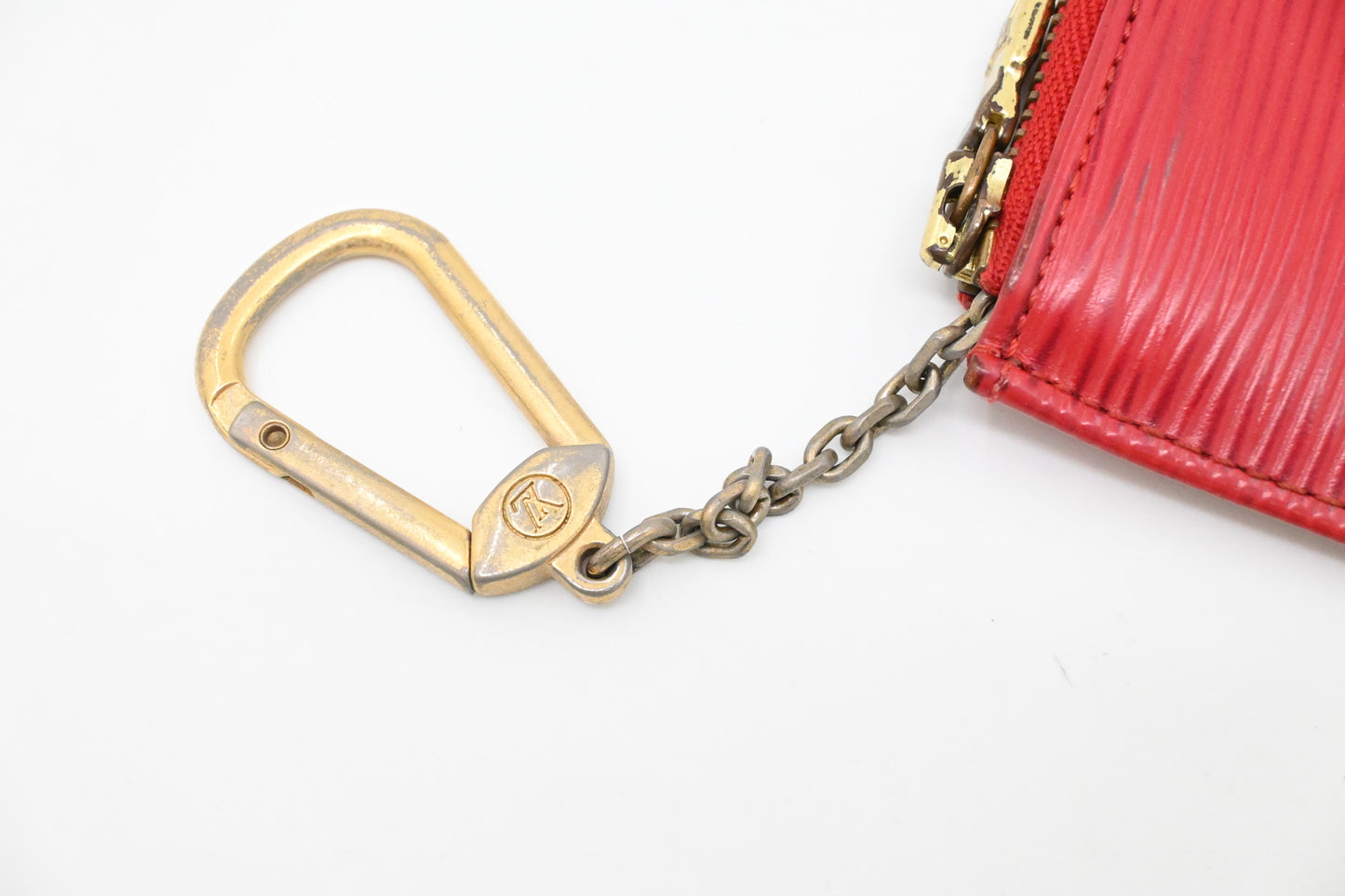Louis Vuitton Cles in Red Epi Leather