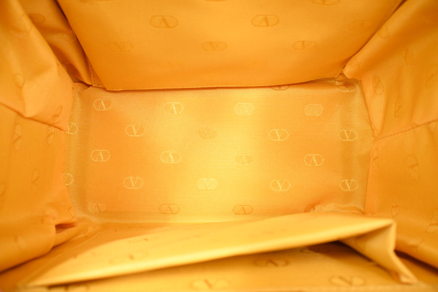 Valentino Vanity in Yellow Leather