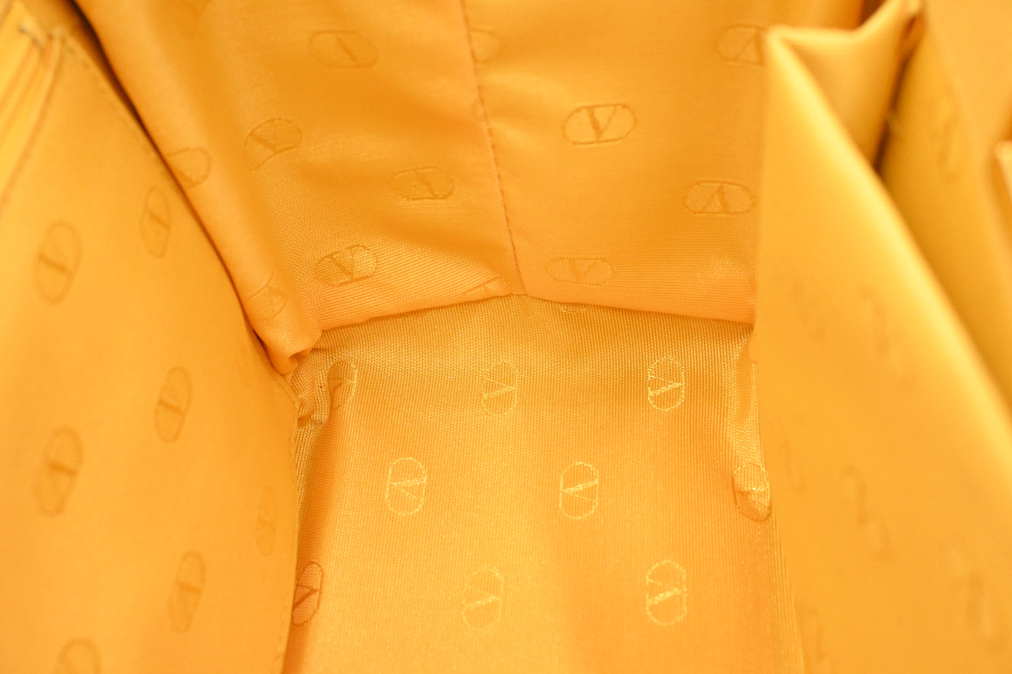 Valentino Vanity in Yellow Leather