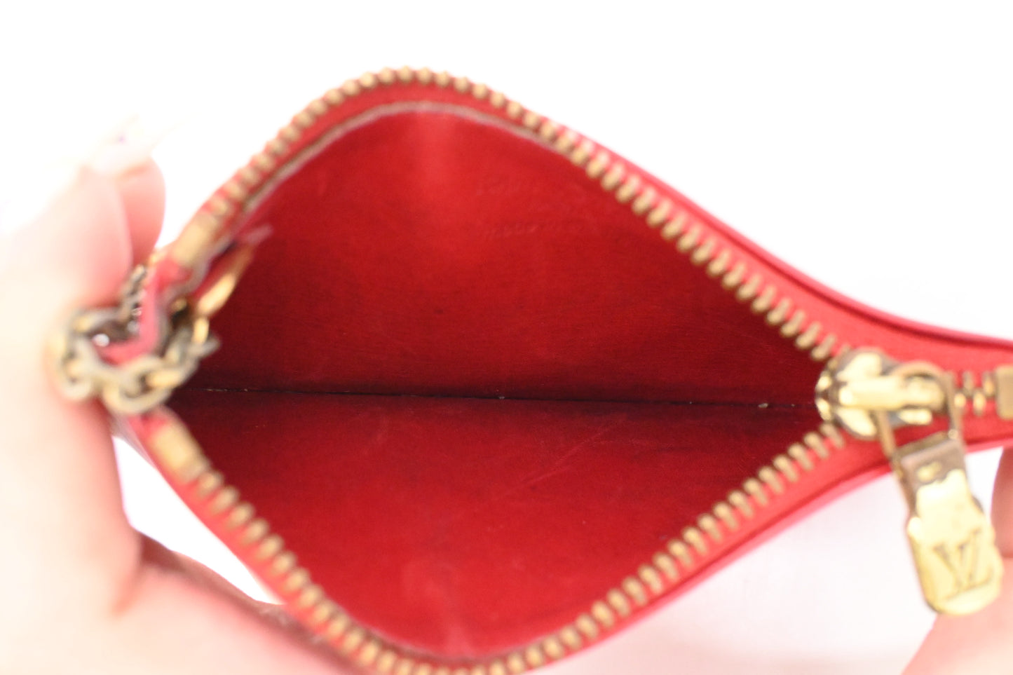 Louis Vuitton Cles in Red Epi Leather