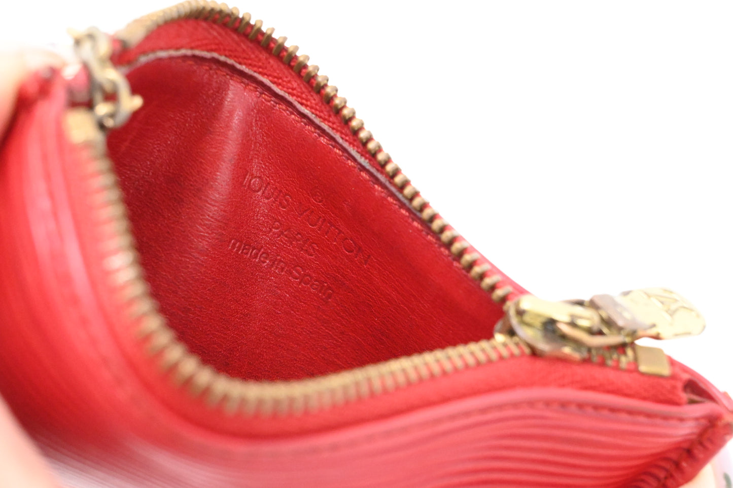 Louis Vuitton Cles in Red Epi Leather