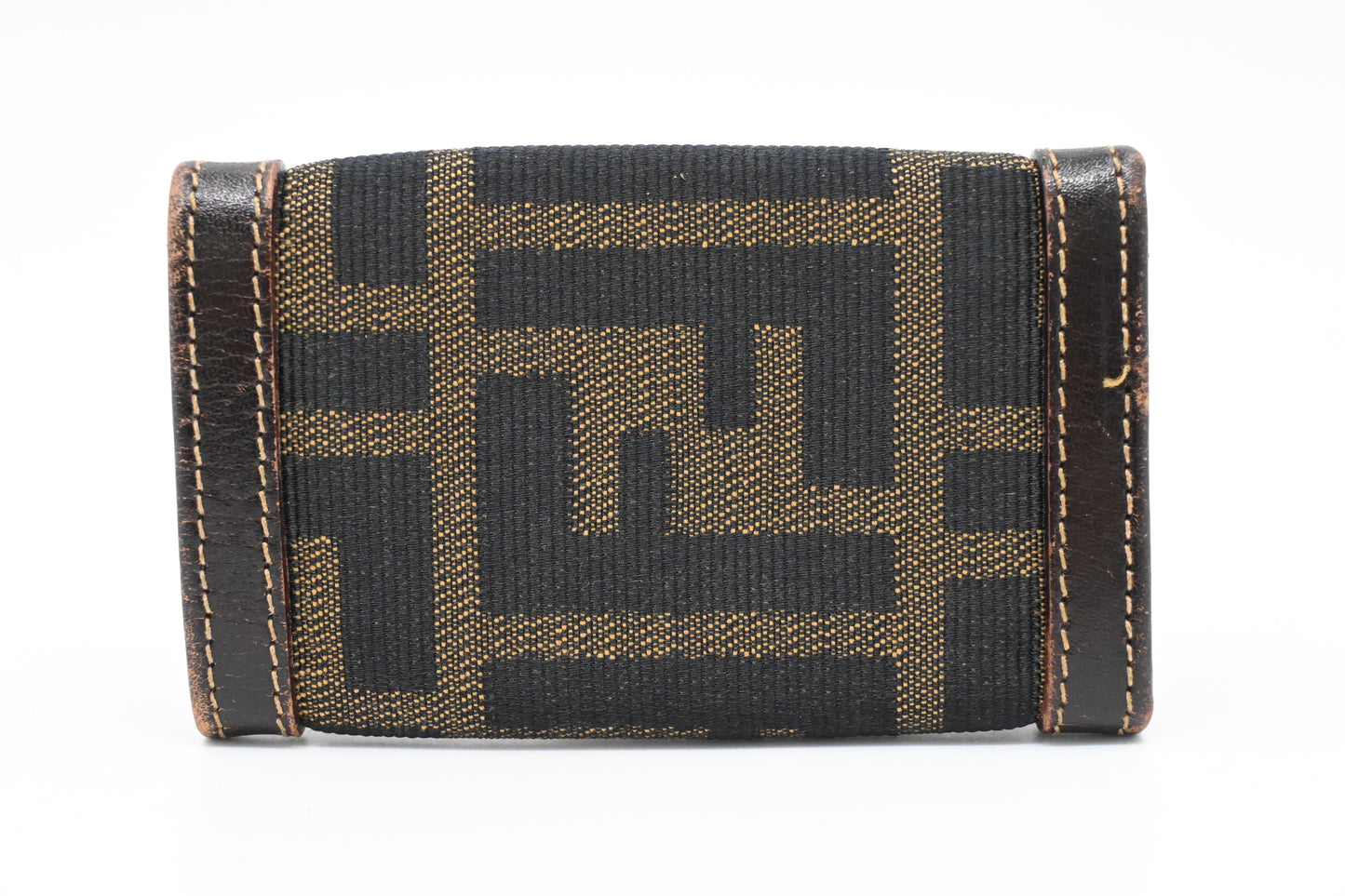 Fendi Key Case 6 in Zucca Canvas
