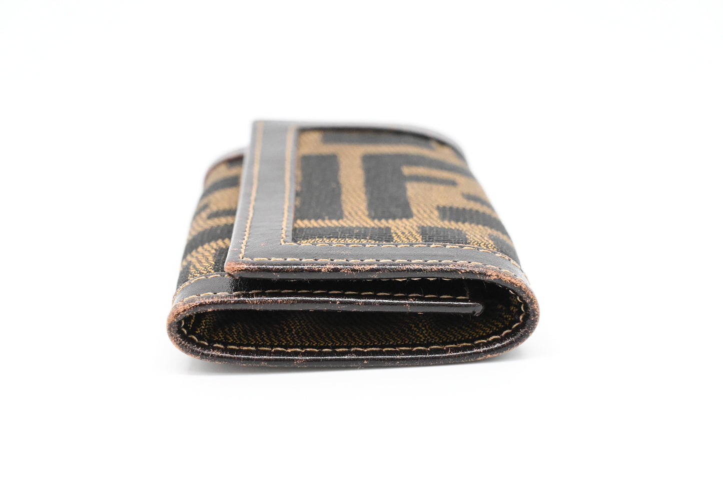 Fendi Key Case 6 in Zucca Canvas