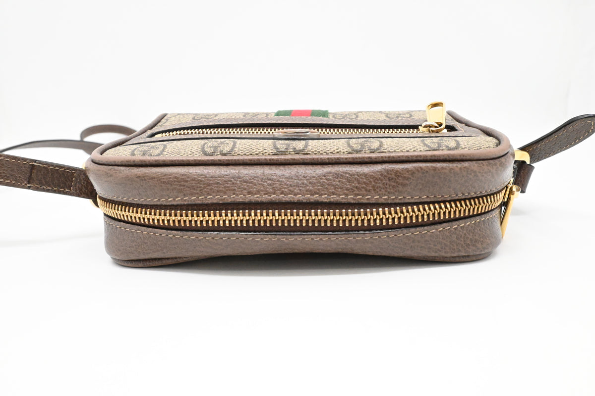 Gucci Small Ophidia Crossbody in GG Supreme Canvas