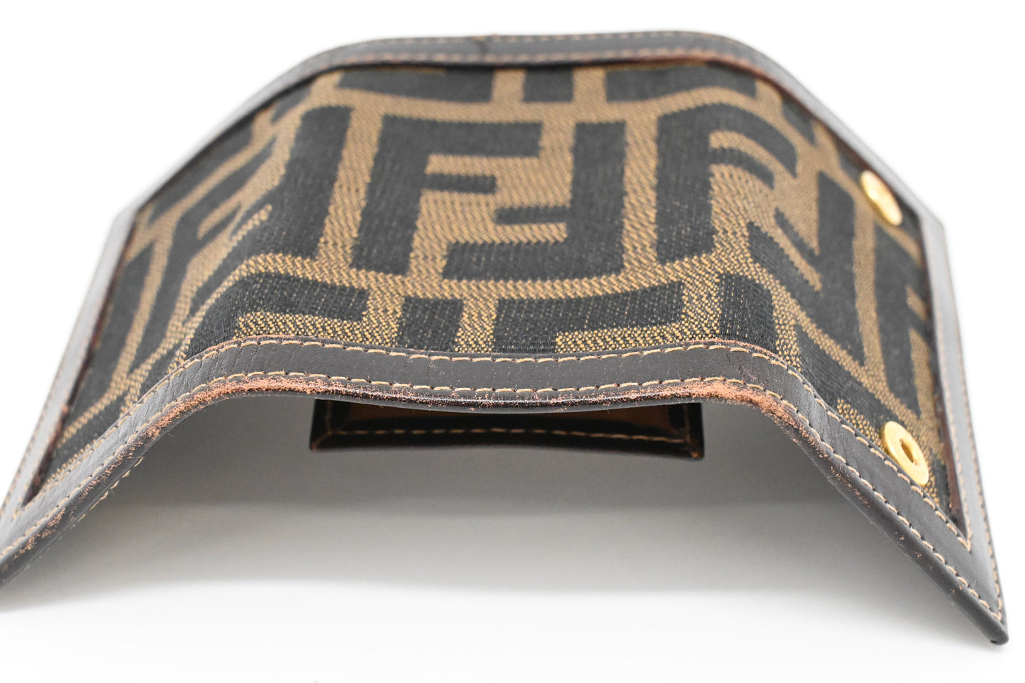 Fendi Key Case 6 in Zucca Canvas