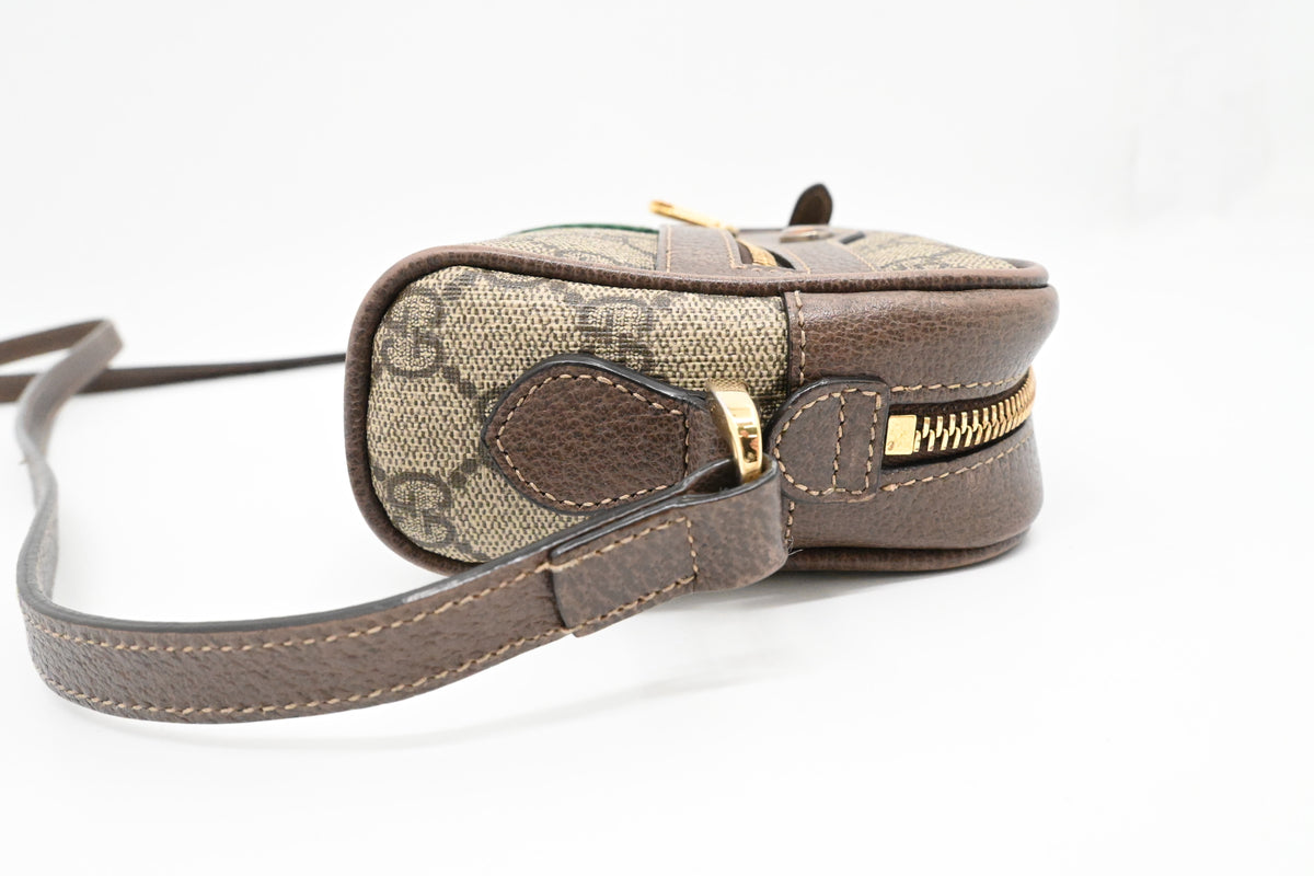 Gucci Small Ophidia Crossbody in GG Supreme Canvas