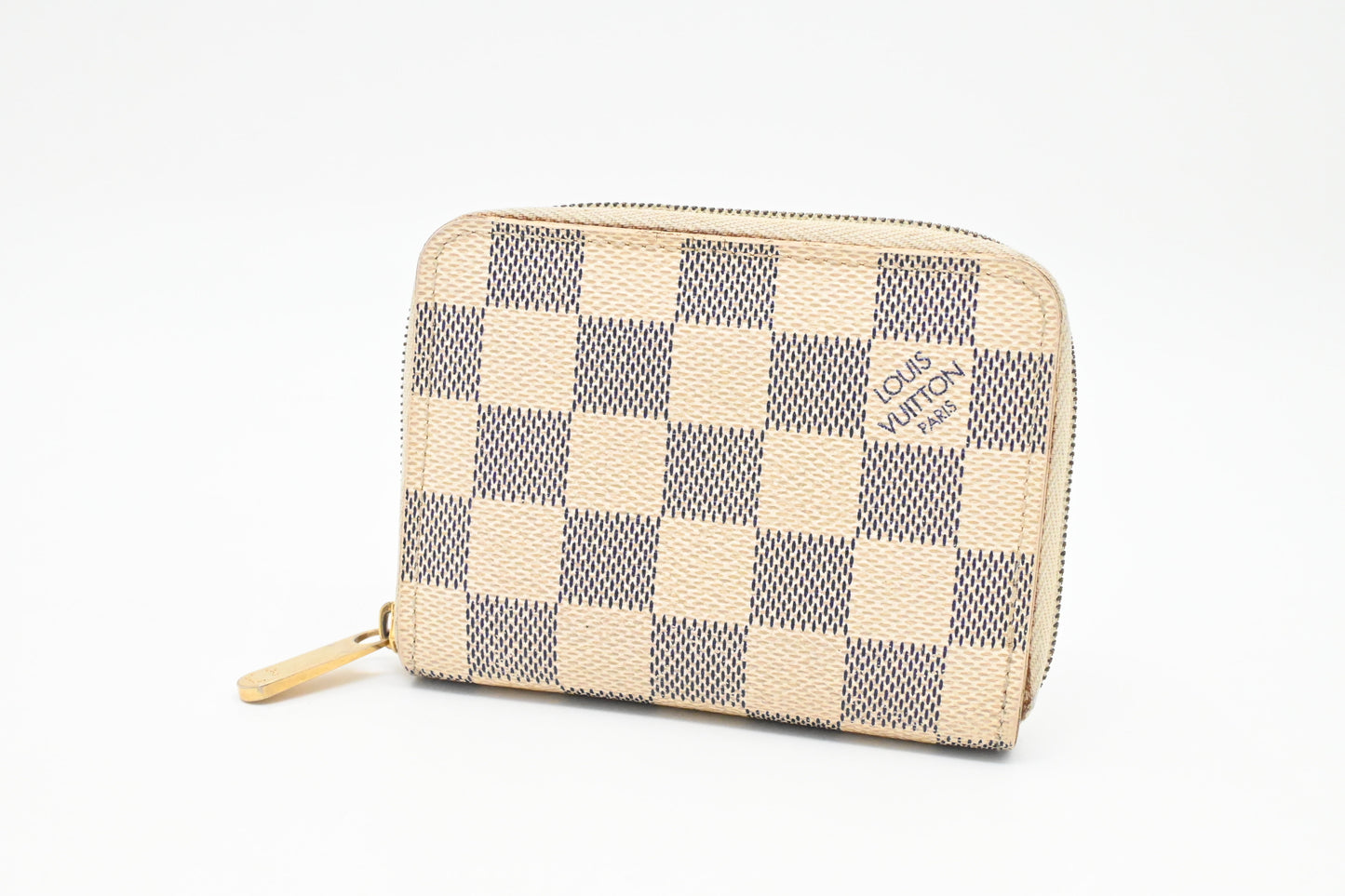 Louis Vuitton Compact Zippy Wallet in Damier Azur Canvas