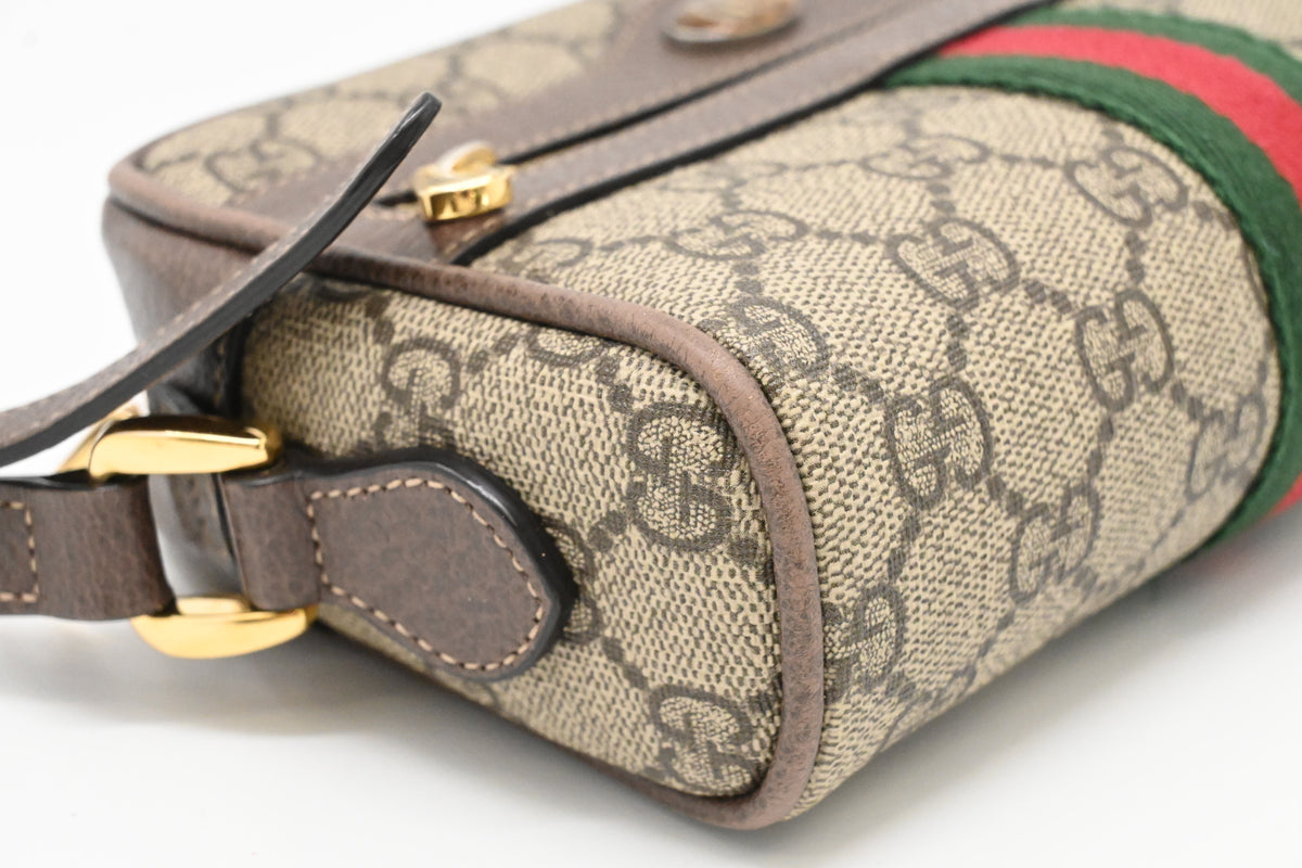 Gucci Small Ophidia Crossbody in GG Supreme Canvas