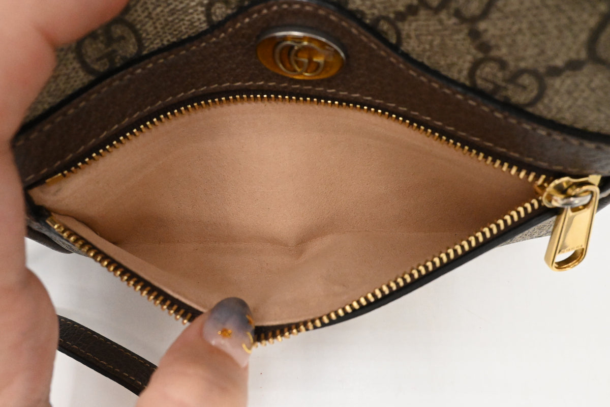 Gucci Small Ophidia Crossbody in GG Supreme Canvas