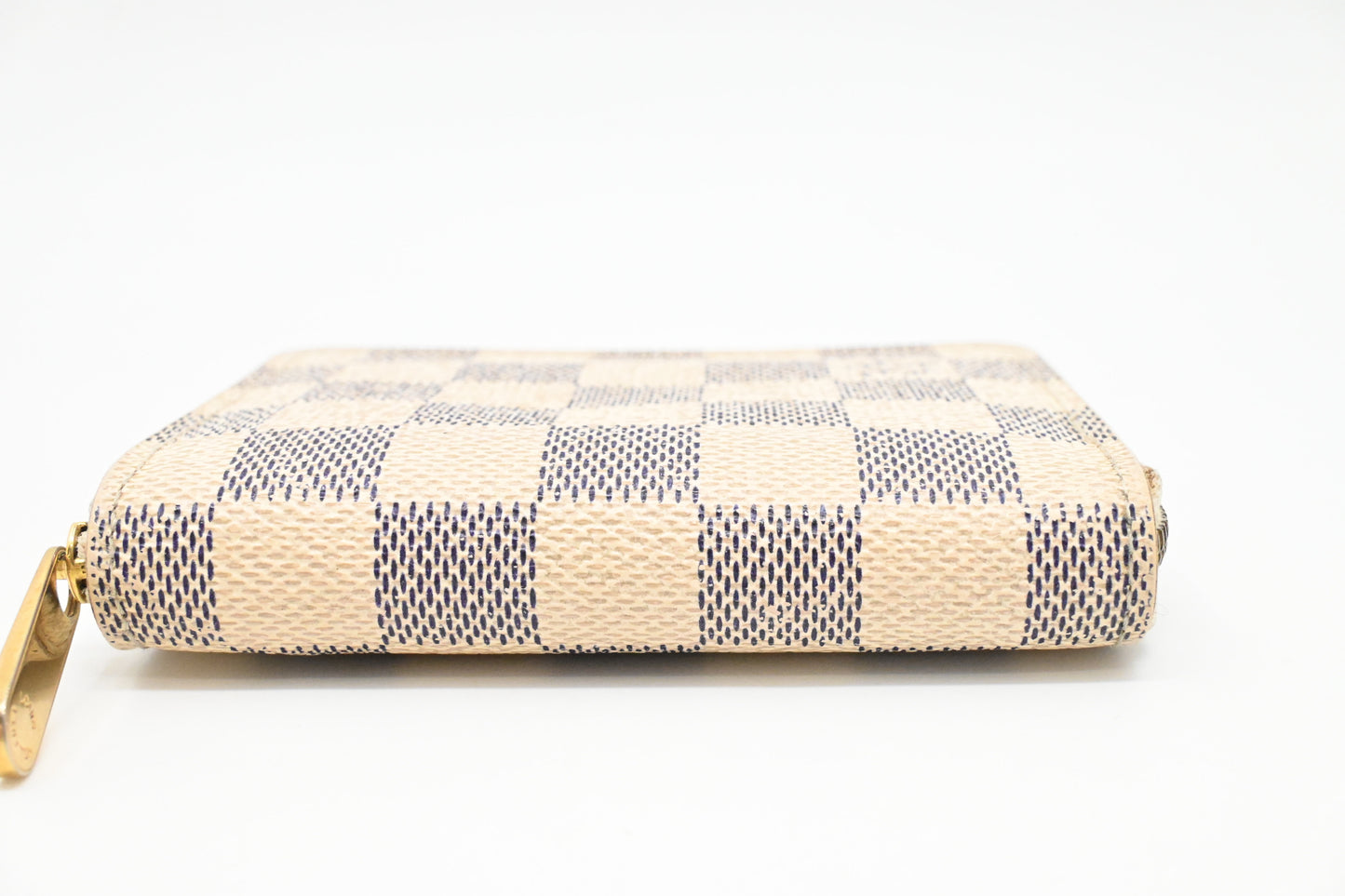 Louis Vuitton Compact Zippy Wallet in Damier Azur Canvas