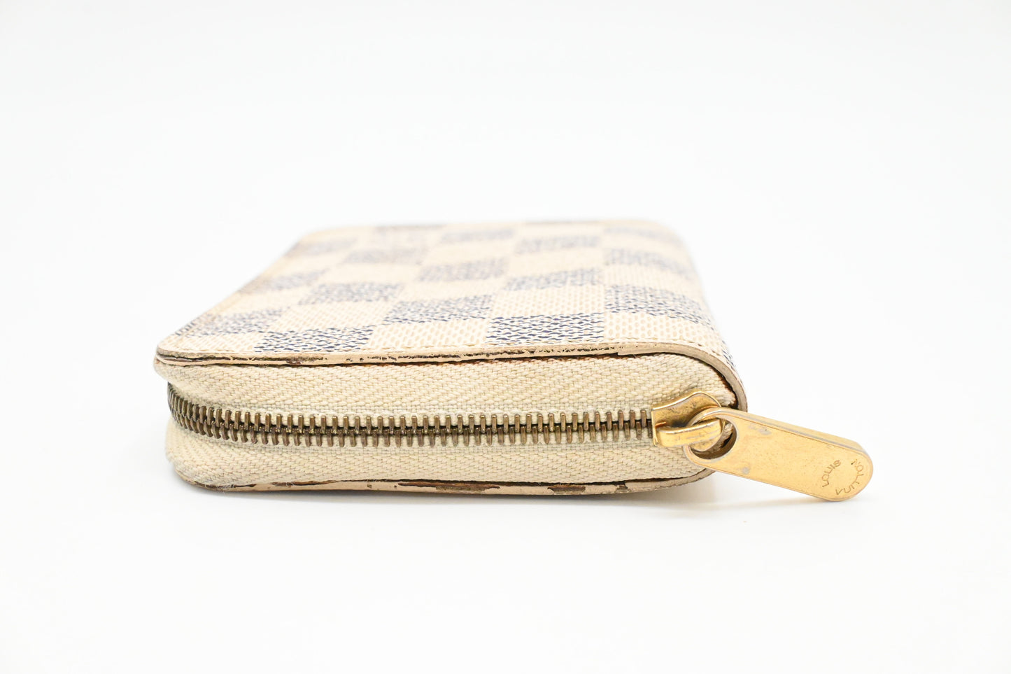 Louis Vuitton Compact Zippy Wallet in Damier Azur Canvas