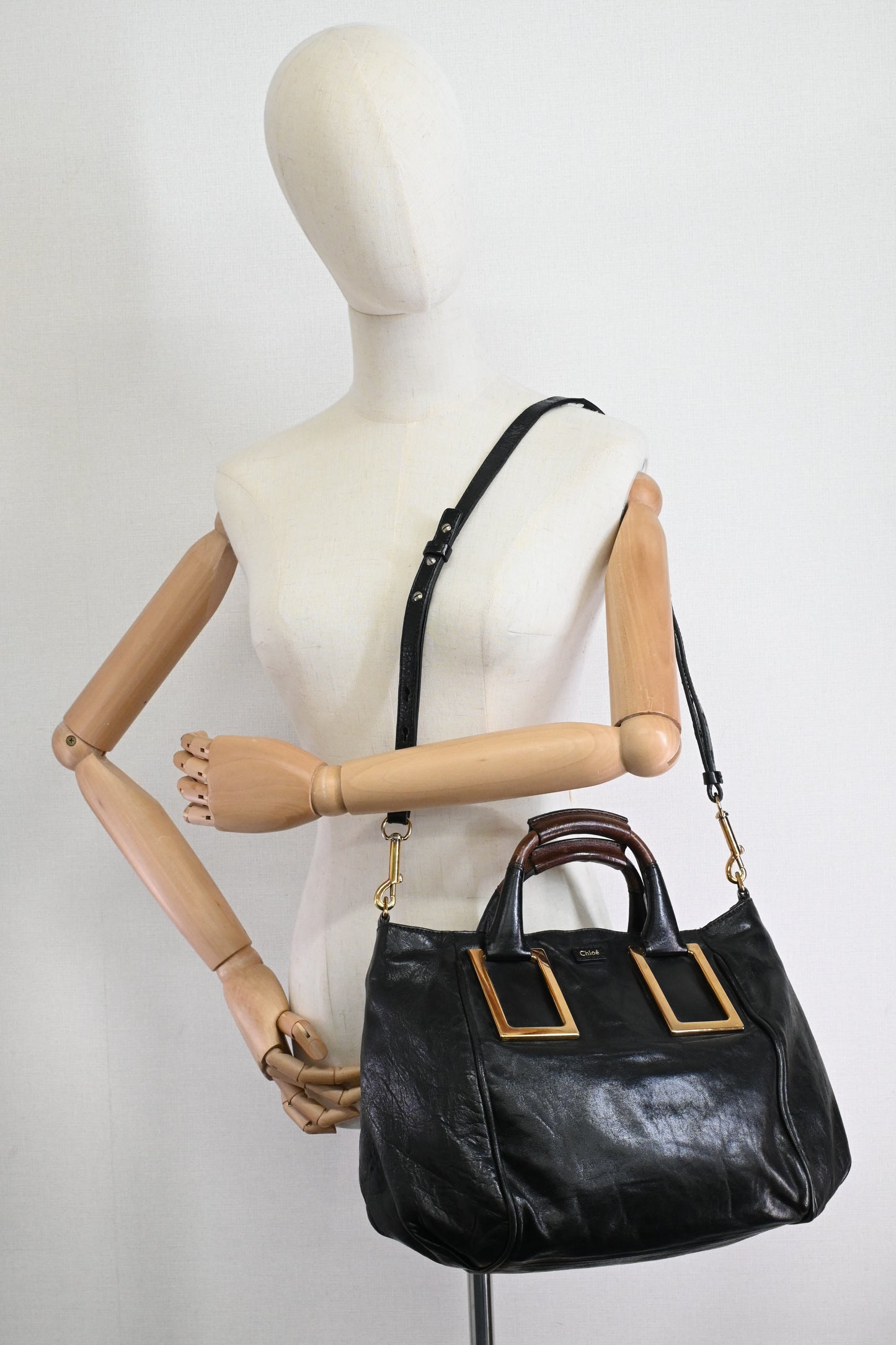 Chloe Ethel in Black Leather