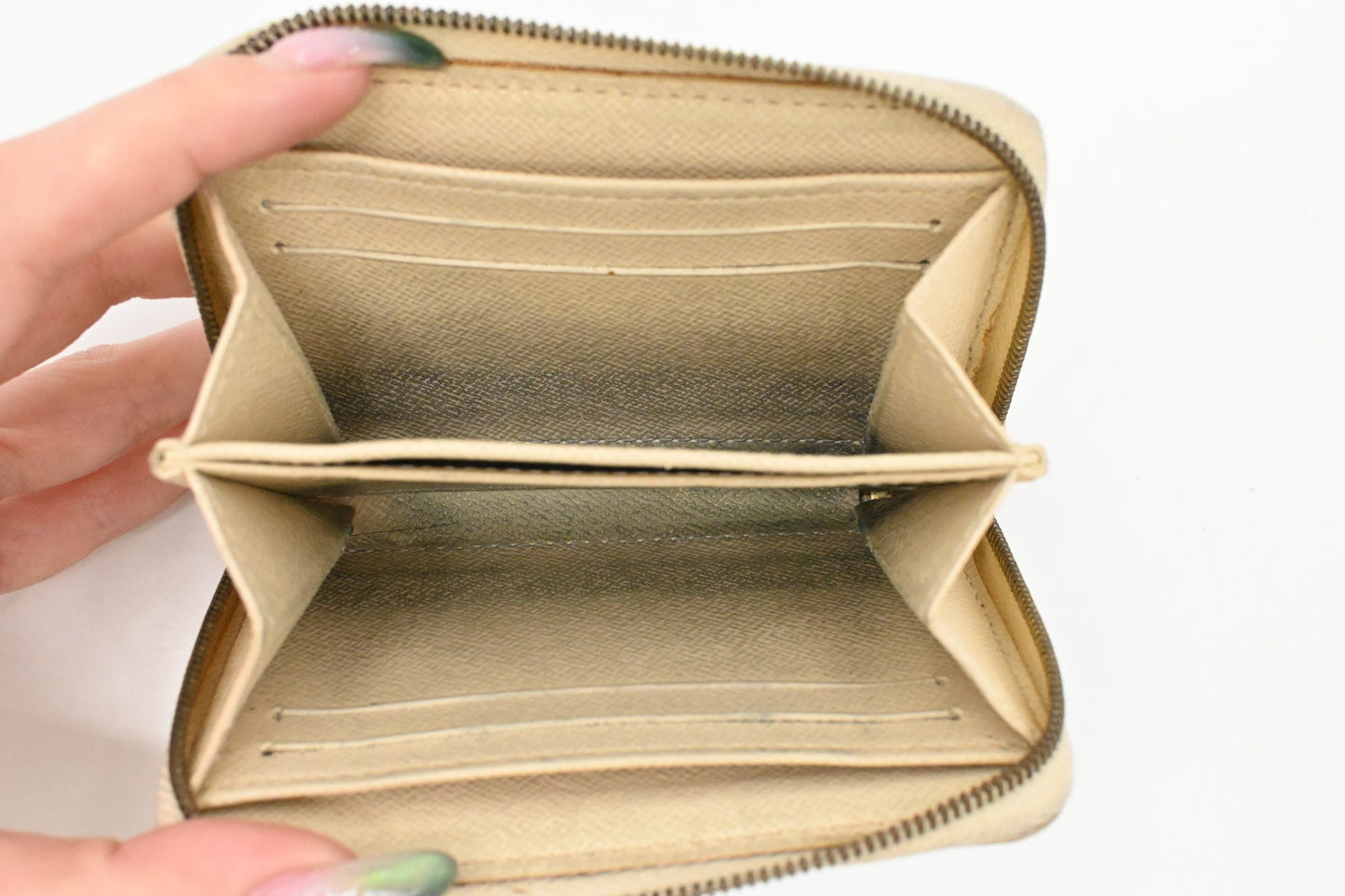 Louis Vuitton Compact Zippy Wallet in Damier Azur Canvas