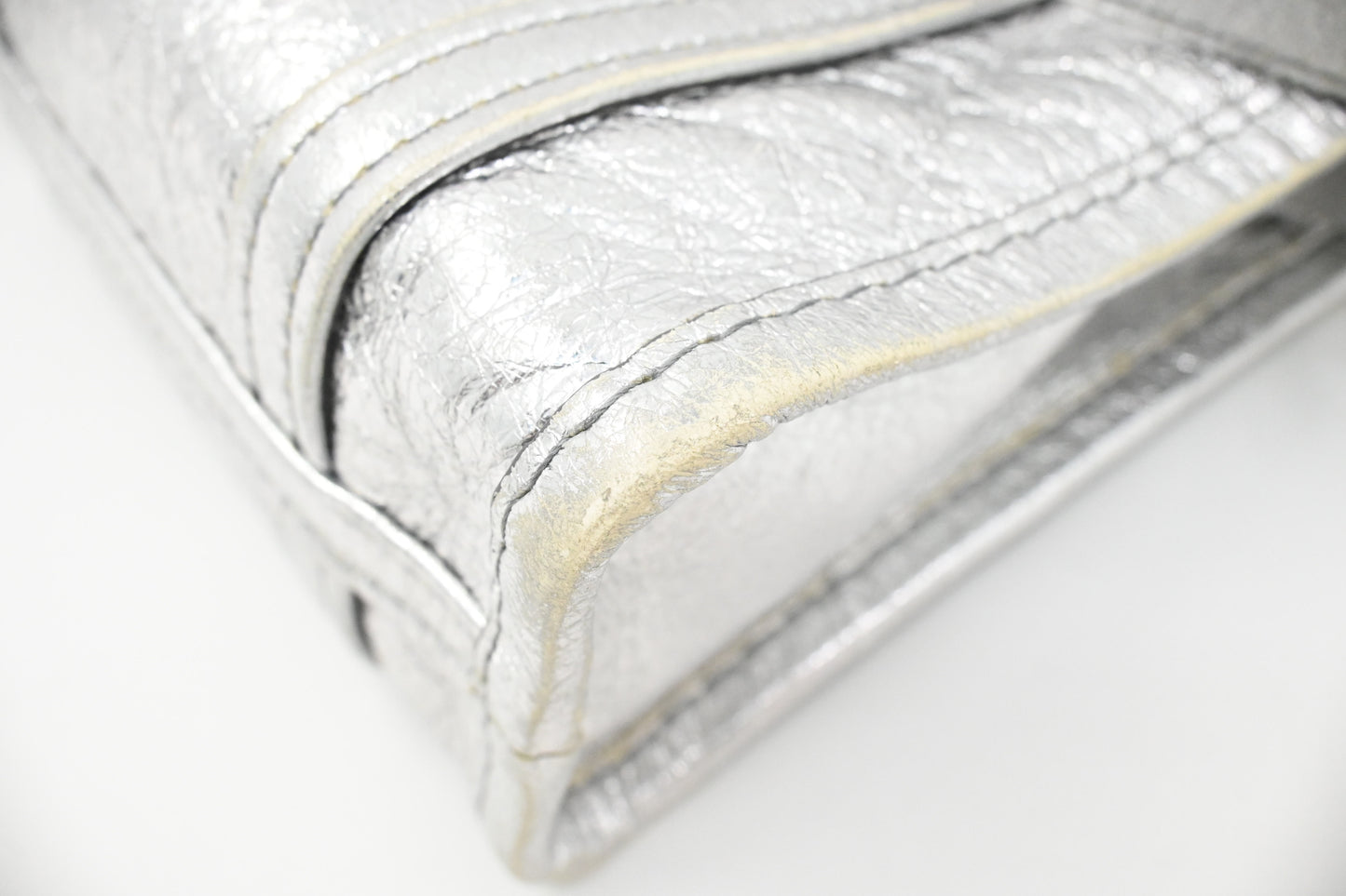 Balenciaga Tote Bag XS in Silver Leather