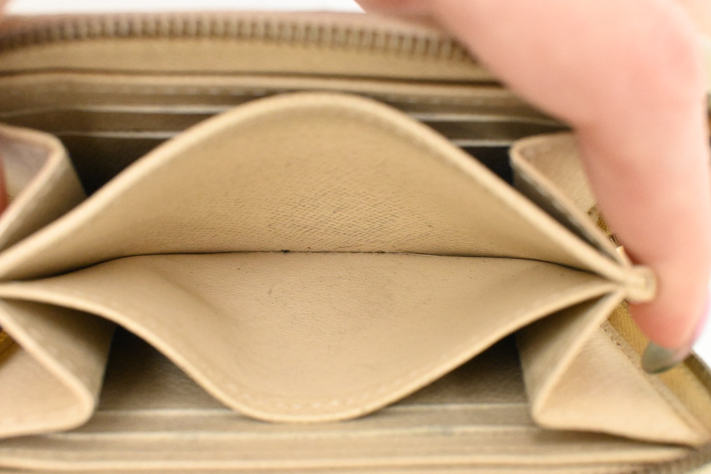 Louis Vuitton Compact Zippy Wallet in Damier Azur Canvas