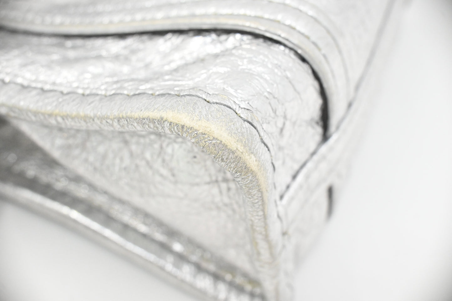 Balenciaga Tote Bag XS in Silver Leather