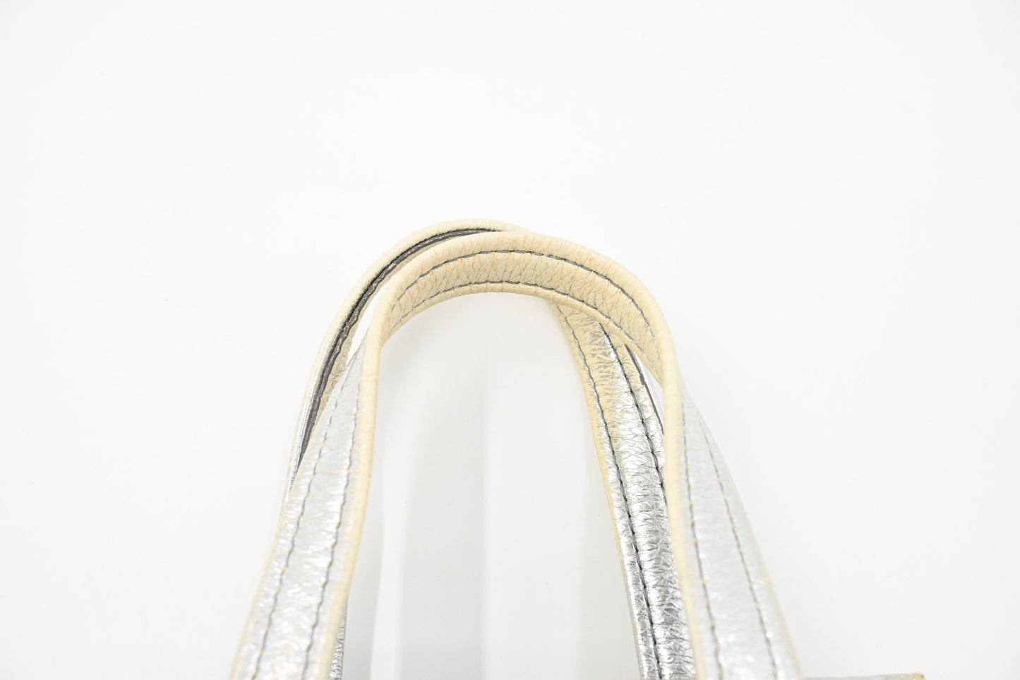 Balenciaga Tote Bag XS in Silver Leather