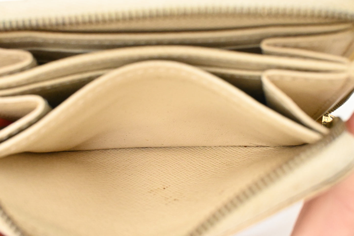 Louis Vuitton Compact Zippy Wallet in Damier Azur Canvas
