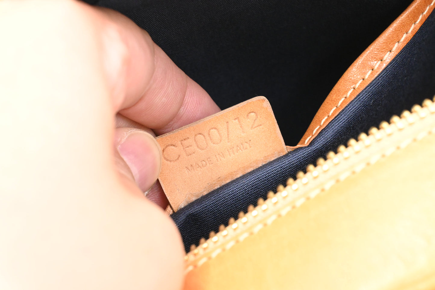 Celine Boston Bag in Blue Suede
