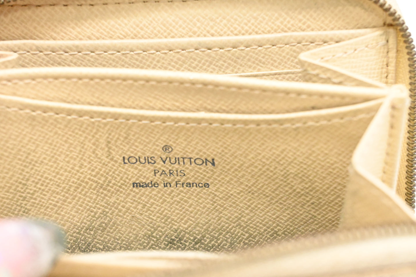 Louis Vuitton Compact Zippy Wallet in Damier Azur Canvas