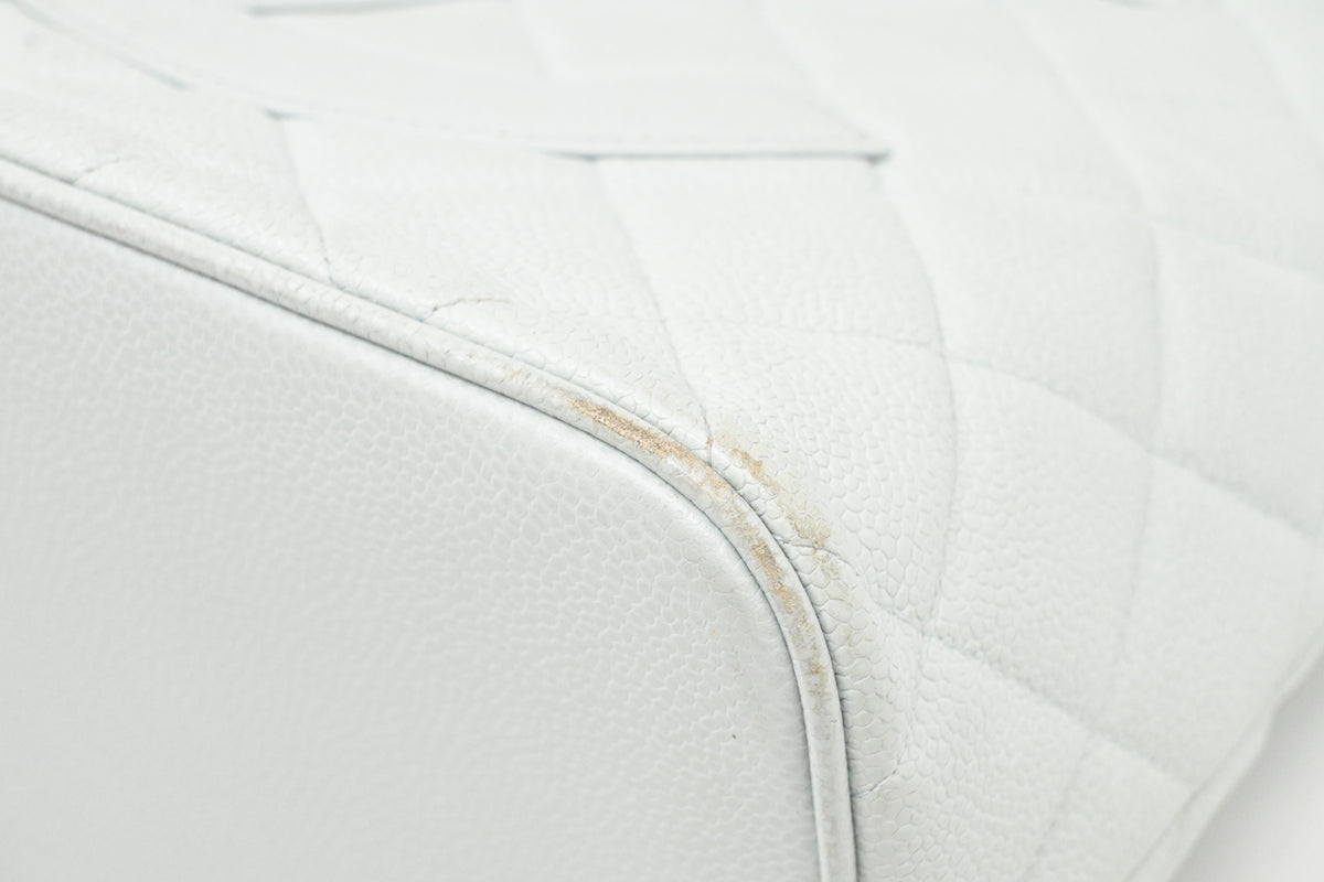 Chanel Medallion Tote in Icy Blue Caviar Leather