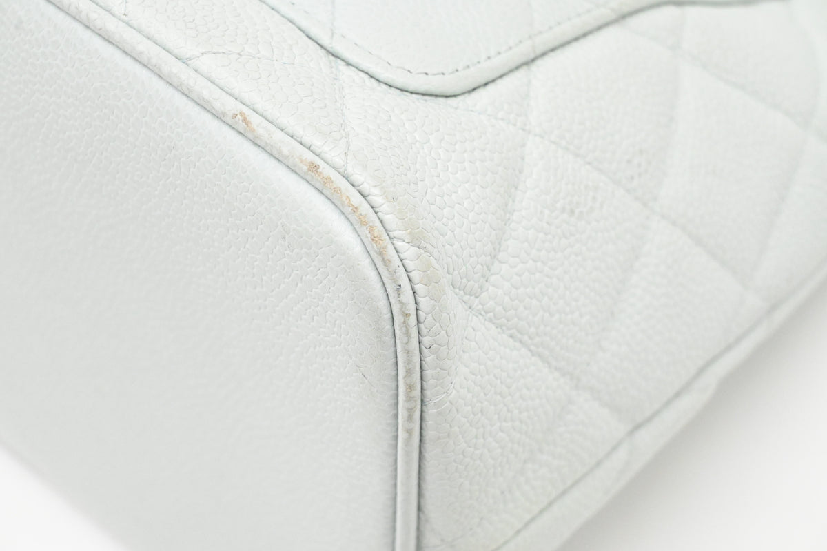 Chanel Medallion Tote in Icy Blue Caviar Leather