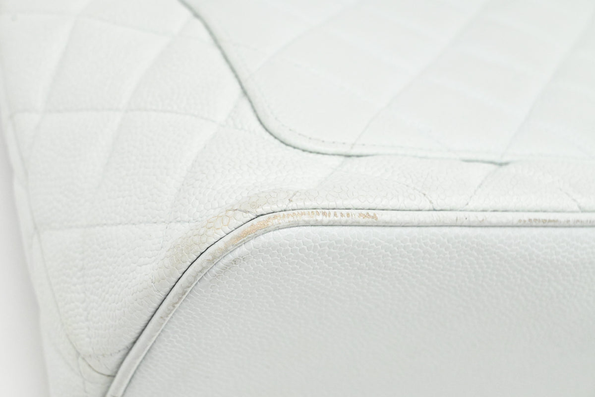 Chanel Medallion Tote in Icy Blue Caviar Leather