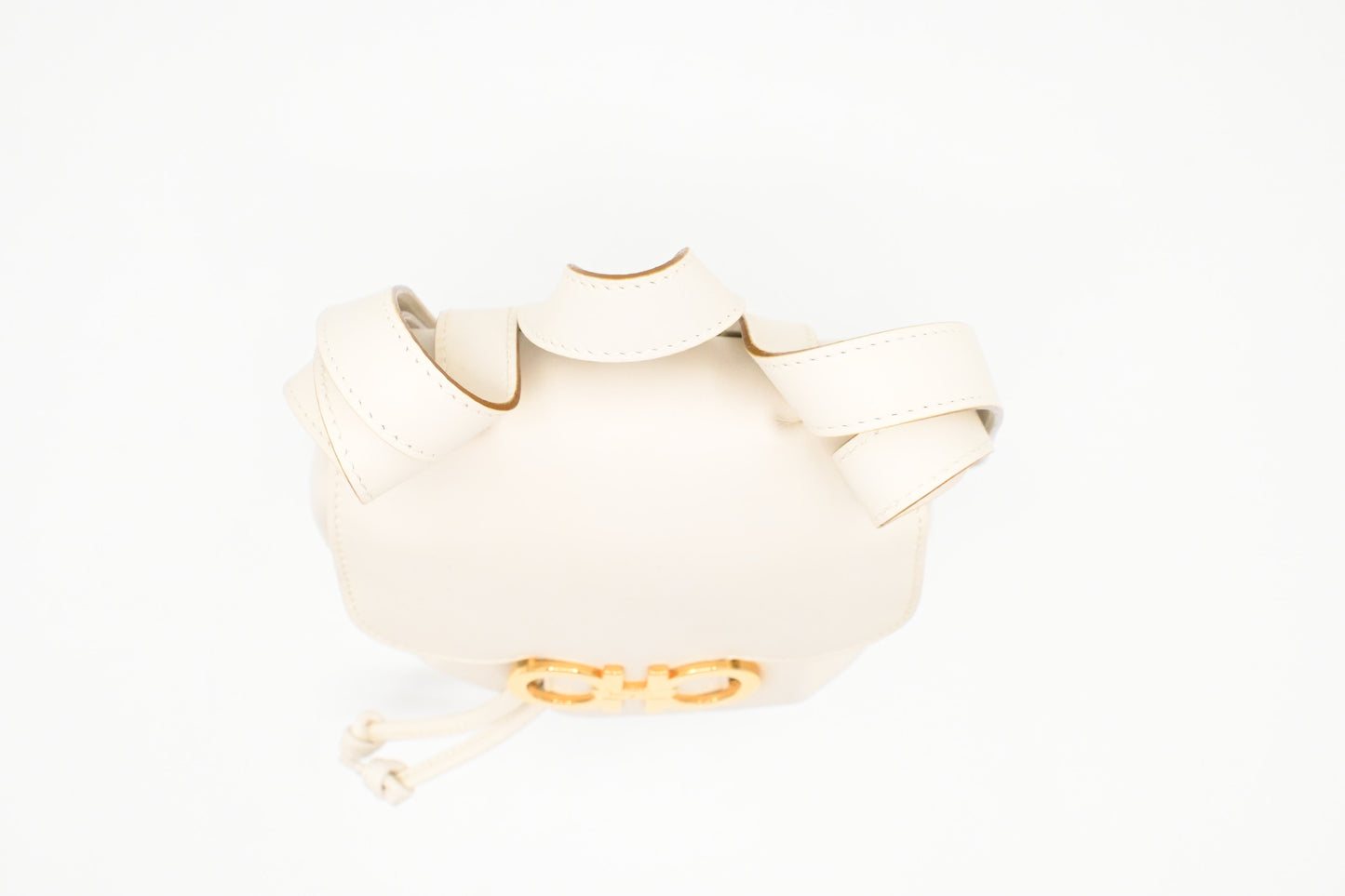 Ferragamo Backpack in White Leather