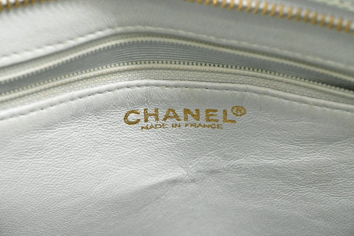 Chanel Medallion Tote in Icy Blue Caviar Leather