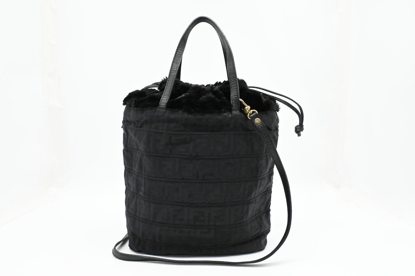 Fendi Tote Bag in Black Canvas