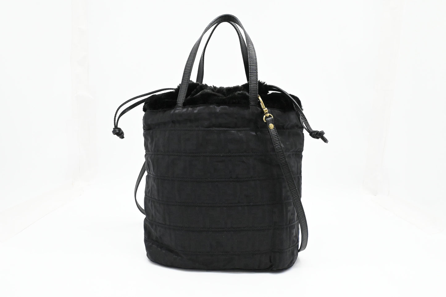 Fendi Tote Bag in Black Canvas