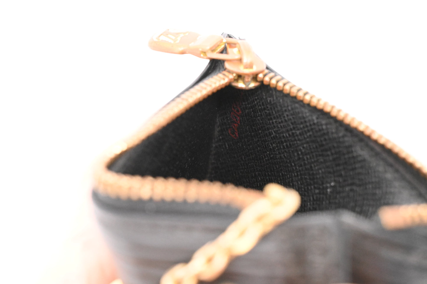 Louis Vuitton Cles in Black Epi Leather