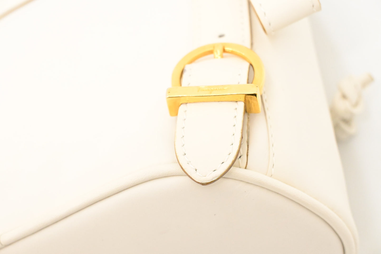 Ferragamo Backpack in White Leather