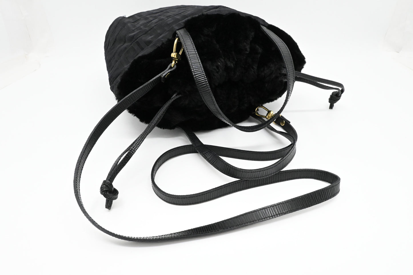 Fendi Tote Bag in Black Canvas