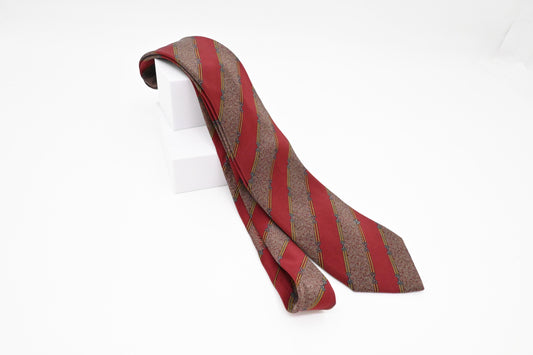 Celine Tie in Dark Red Silk