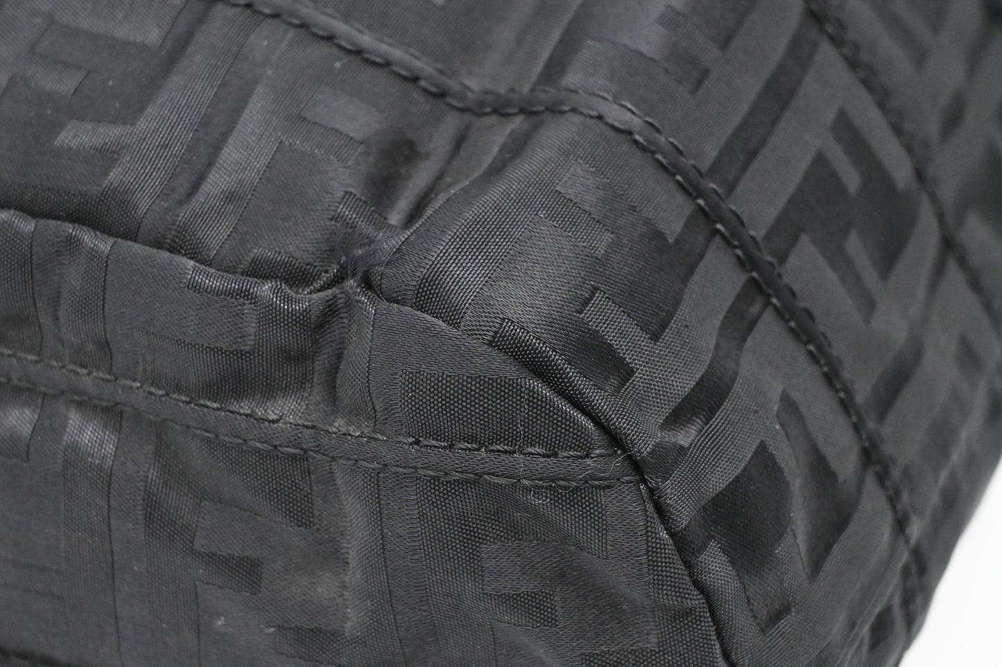 Fendi Tote Bag in Black Canvas