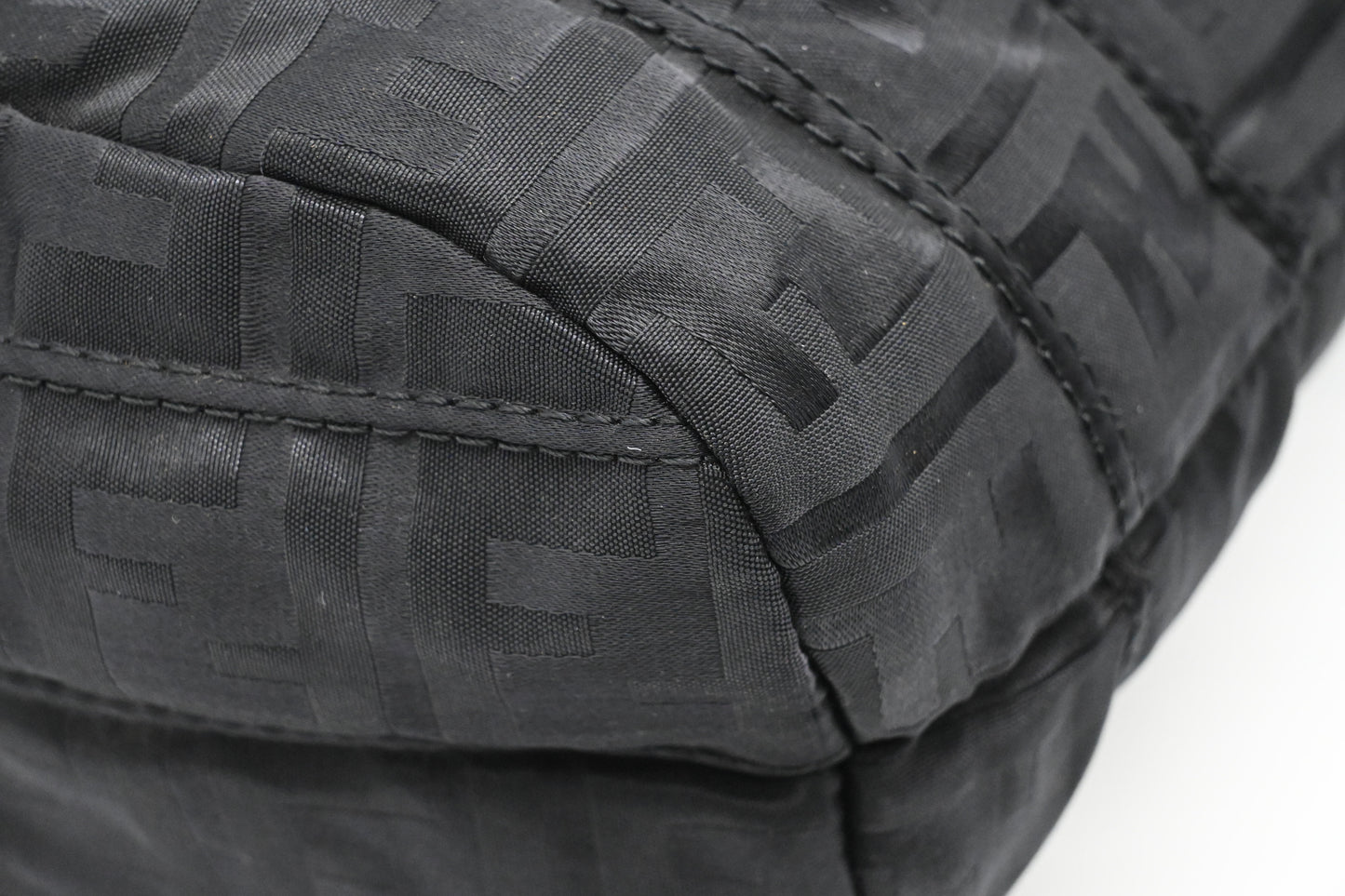 Fendi Tote Bag in Black Canvas