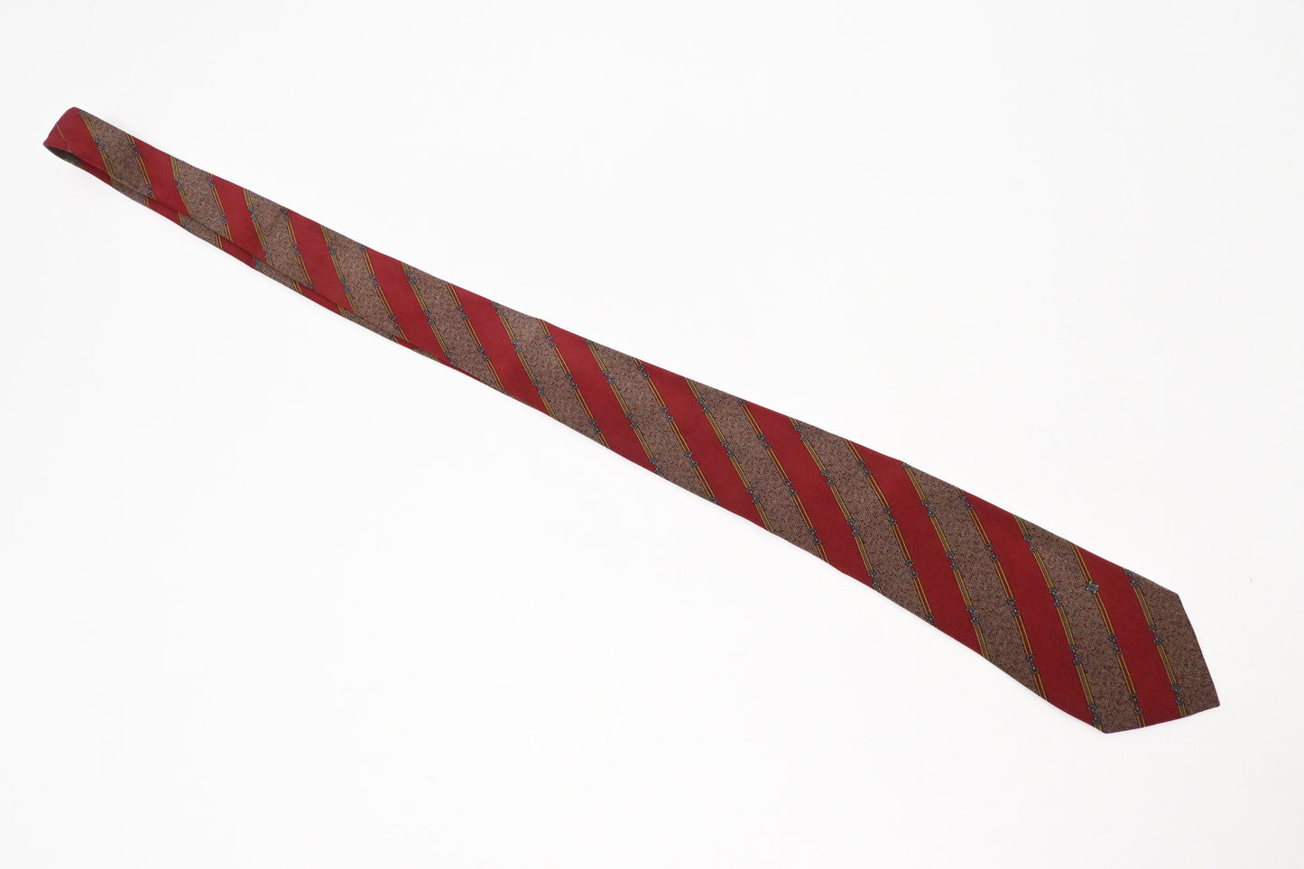 Celine Tie in Dark Red Silk