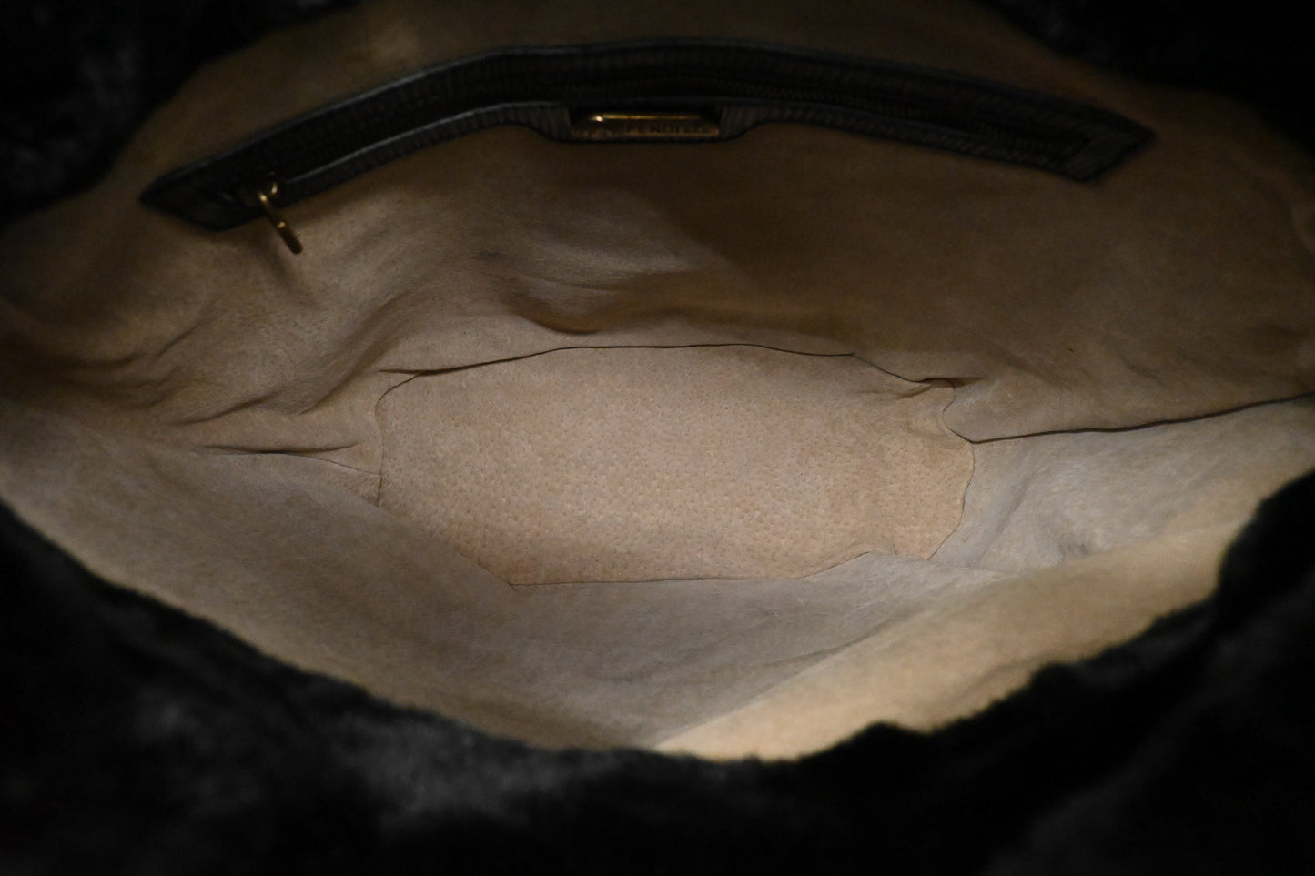 Fendi Tote Bag in Black Canvas