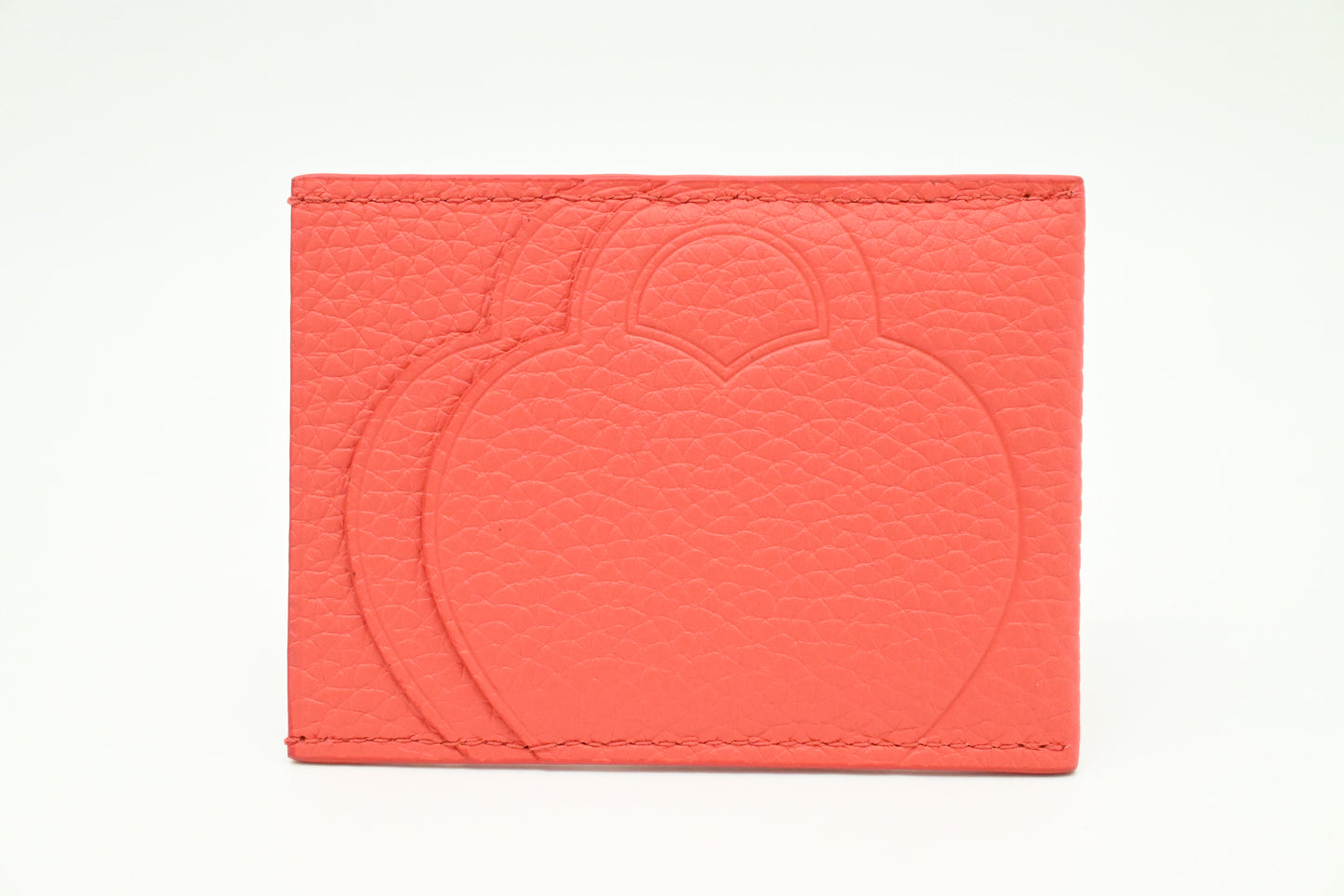 Tiffany & Co. Card Case in Coral Leather