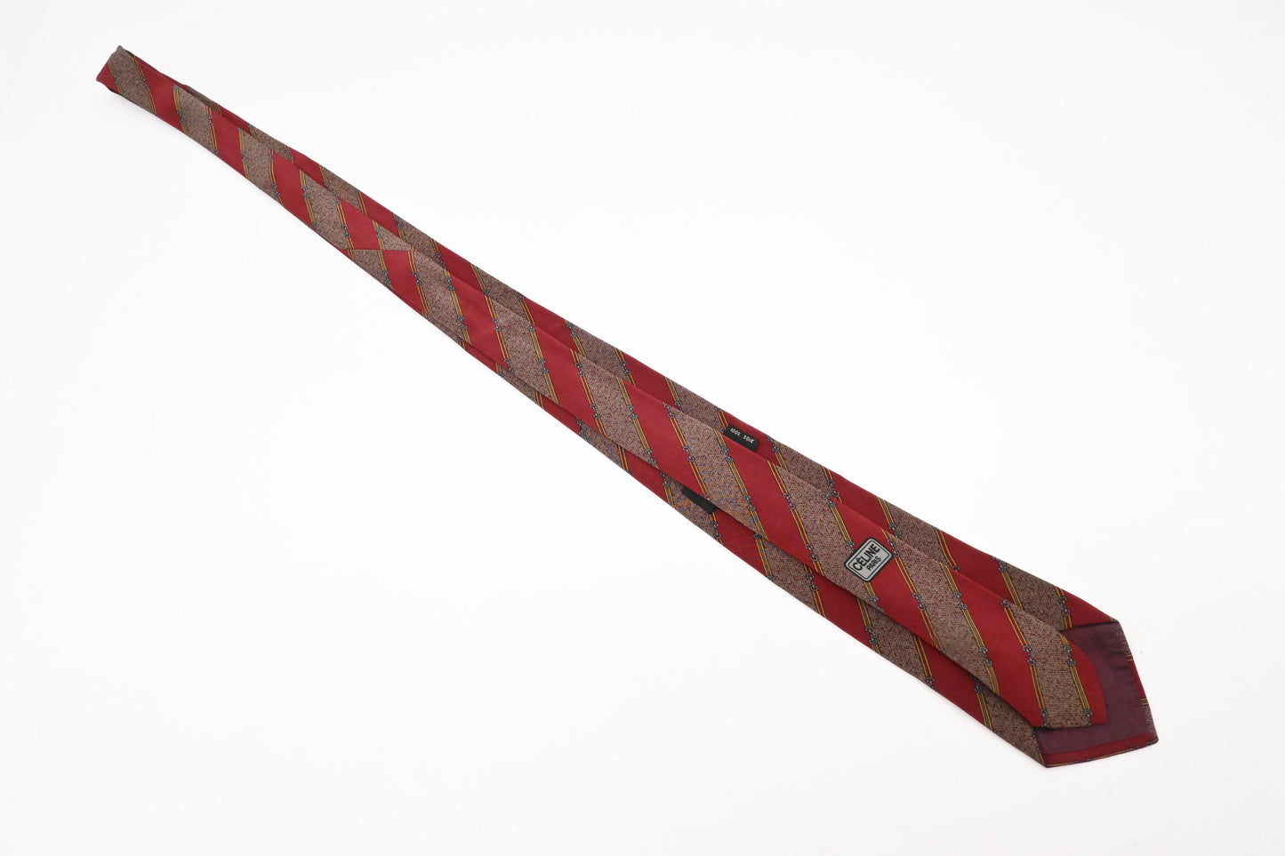 Celine Tie in Dark Red Silk