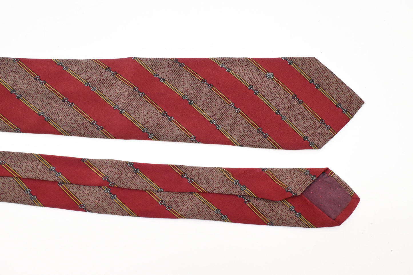 Celine Tie in Dark Red Silk