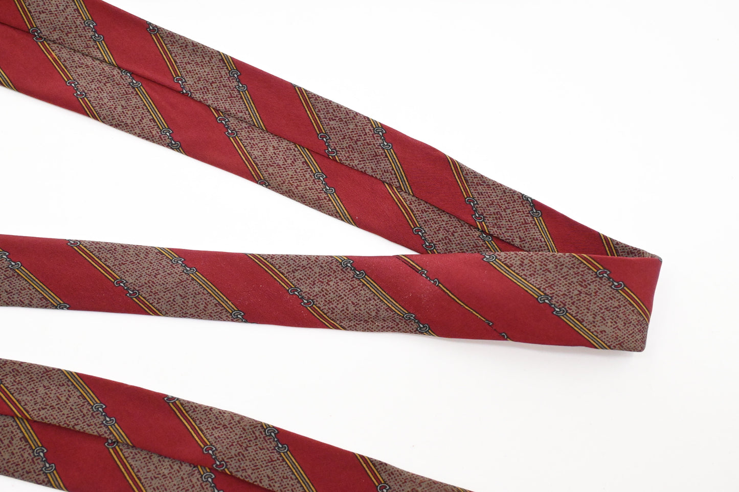 Celine Tie in Dark Red Silk
