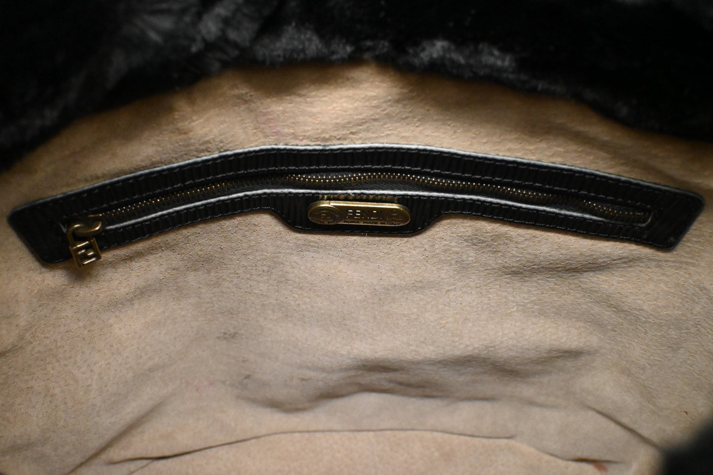 Fendi Tote Bag in Black Canvas