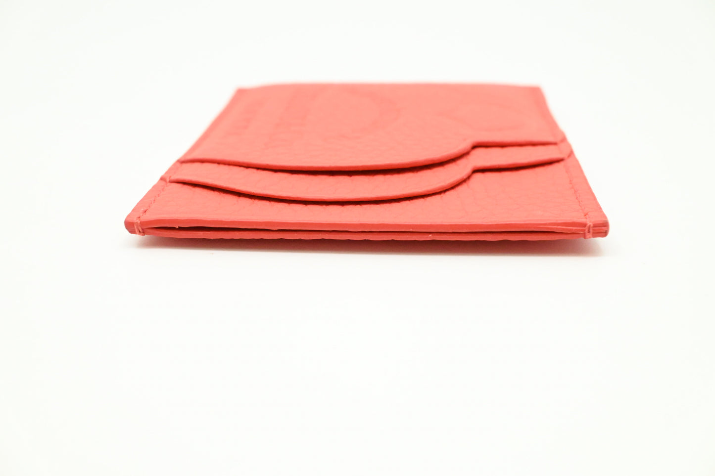 Tiffany & Co. Card Case in Coral Leather
