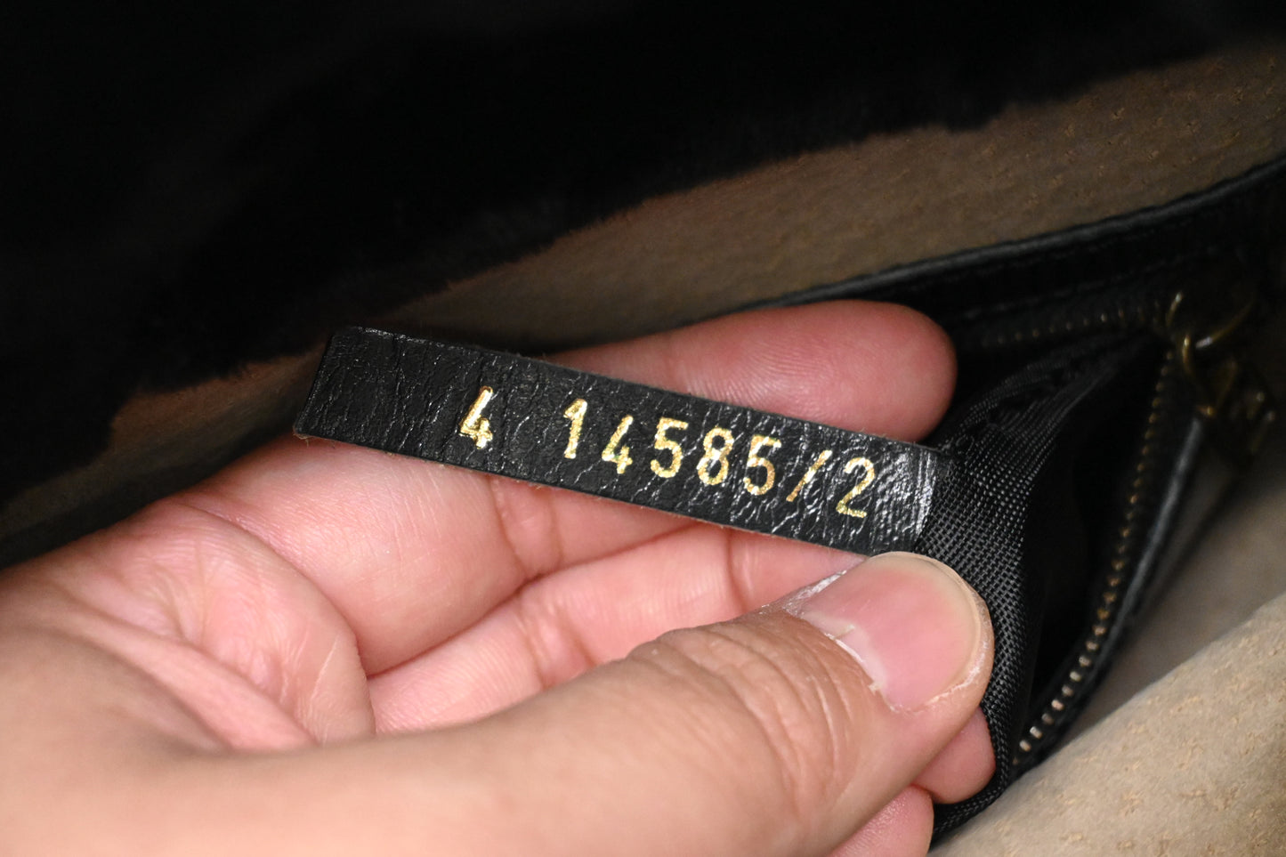 Fendi Tote Bag in Black Canvas