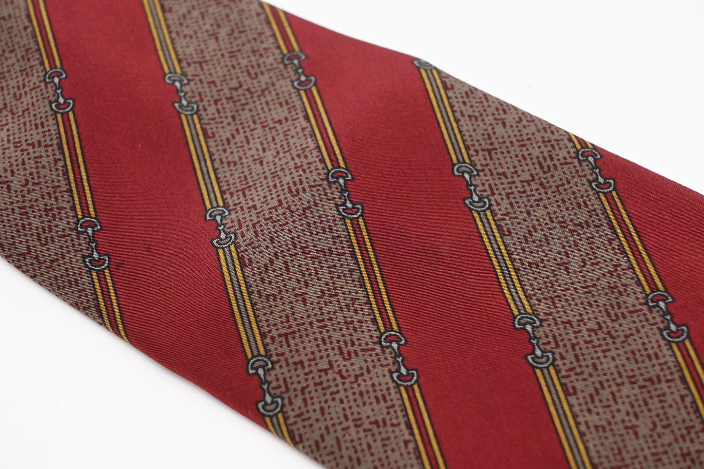 Celine Tie in Dark Red Silk