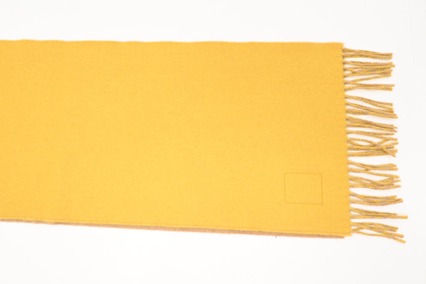 Loewe Scarf in Beige and Yellow Cashmere
