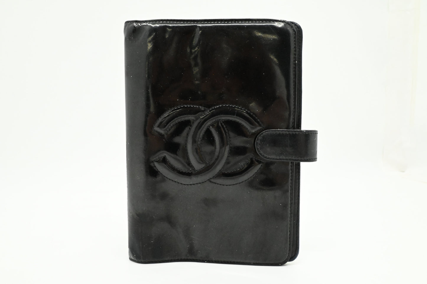 Chanel Agenda in Black Patent Leather